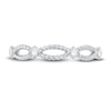 Thumbnail Image 3 of Now + Forever Diamond Rope Anniversary Ring 1/6 ct tw Round-cut 10K White Gold