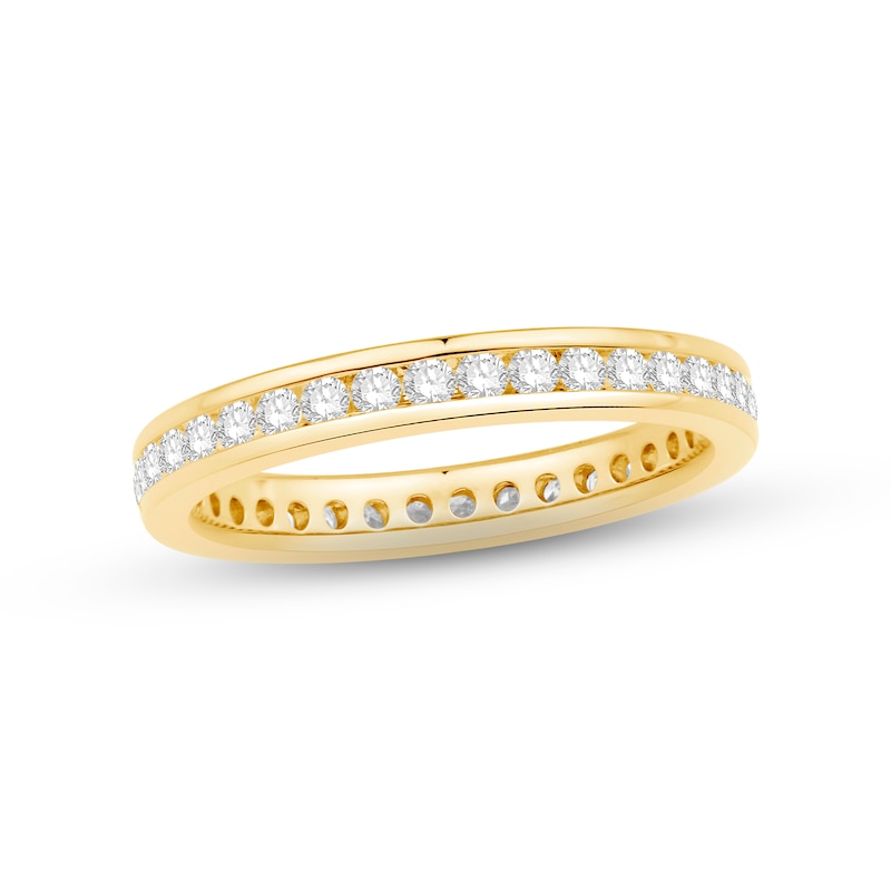 Main Image 1 of Now + Forever Diamond Eternity Ring 1/2 ct tw Round-cut 14K Yellow Gold