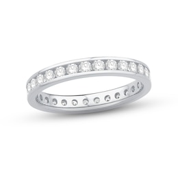 Now + Forever Diamond Eternity Ring 1 ct tw Round-cut 14K White Gold