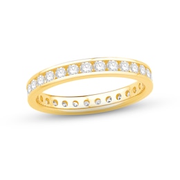 Now + Forever Diamond Eternity Ring 1 ct tw Round-cut 14K Yellow Gold