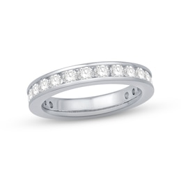 Now + Forever Diamond Eternity Ring 1-1/2 ct tw Round-cut 14K White Gold