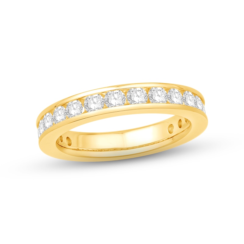 Main Image 1 of Now + Forever Diamond Eternity Ring 1-1/2 ct tw Round-cut 14K Yellow Gold
