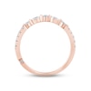 Thumbnail Image 3 of Monique Lhuillier Bliss Diamond Anniversary Band 1/3 ct tw Round & Marquise-cut 18K Rose Gold