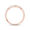 Thumbnail Image 3 of Monique Lhuillier Bliss Diamond Anniversary Band 1/3 ct tw Round & Marquise-cut 18K Rose Gold