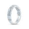 Thumbnail Image 1 of Monique Lhuillier Bliss Diamond Anniversary Ring 1 ct tw Marquise & Round-cut 18K White Gold