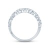 Thumbnail Image 3 of Monique Lhuillier Bliss Diamond Anniversary Ring 1 ct tw Marquise & Round-cut 18K White Gold