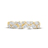 Thumbnail Image 2 of Monique Lhuillier Bliss Diamond Anniversary Band 3/4 ct tw Pear & Round-cut 18K Yellow Gold