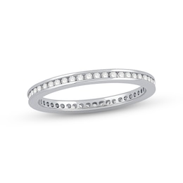 Now + Forever Diamond Eternity Ring 1/4 ct tw Round-cut 14K White Gold