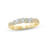 Thumbnail Image 1 of Monique Lhuillier Bliss Diamond Anniversary Ring 1/2 ct tw Pear & Round-cut 18K Yellow Gold
