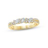 Thumbnail Image 0 of Monique Lhuillier Bliss Diamond Anniversary Ring 1/2 ct tw Pear & Round-cut 18K Yellow Gold