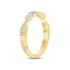 Thumbnail Image 2 of Monique Lhuillier Bliss Diamond Anniversary Ring 1/2 ct tw Pear & Round-cut 18K Yellow Gold