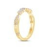 Thumbnail Image 1 of Monique Lhuillier Bliss Diamond Anniversary Ring 1/2 ct tw Pear & Round-cut 18K Yellow Gold