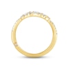 Monique Lhuillier Bliss Diamond Anniversary Ring 1/2 ct tw Pear & Round-cut 18K Yellow Gold