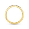 Thumbnail Image 4 of Monique Lhuillier Bliss Diamond Anniversary Ring 1/2 ct tw Pear & Round-cut 18K Yellow Gold