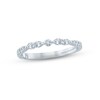 Thumbnail Image 0 of Monique Lhuillier Bliss Diamond Anniversary Band 1/3 ct tw Round & Pear-shaped 18K White Gold