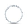 Thumbnail Image 3 of Monique Lhuillier Bliss Diamond Anniversary Band 1/3 ct tw Round & Pear-shaped 18K White Gold