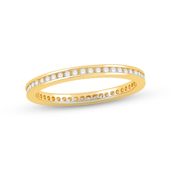 Now + Forever Diamond Eternity Ring / ct tw Round-cut 14K Gold
