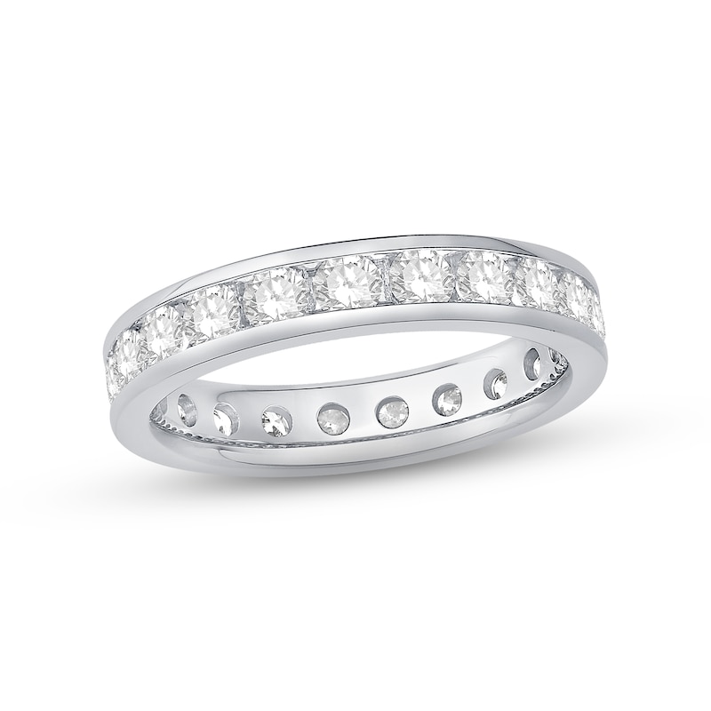 Main Image 1 of Now + Forever Diamond Eternity Ring 2 ct tw Round-cut 14K White Gold