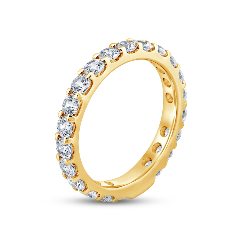 Diamond Eternity Ring 2 ct tw Round-cut 14K Yellow Gold