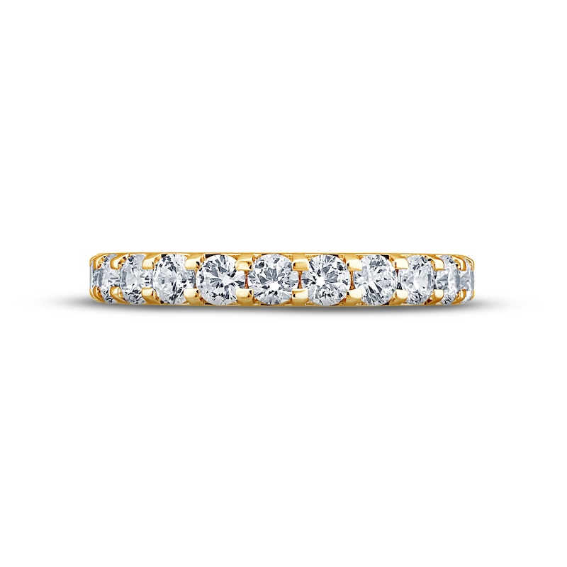 Diamond Eternity Ring 2 ct tw Round-cut 14K Yellow Gold