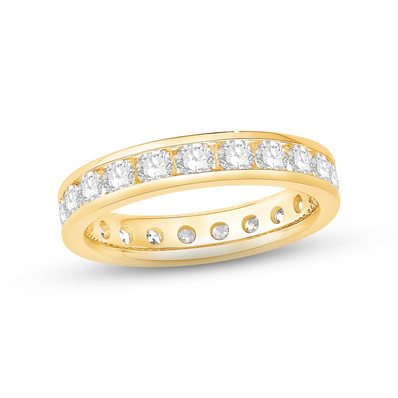 Diamond Eternity Ring 2 ct tw Round-cut 14K Yellow Gold