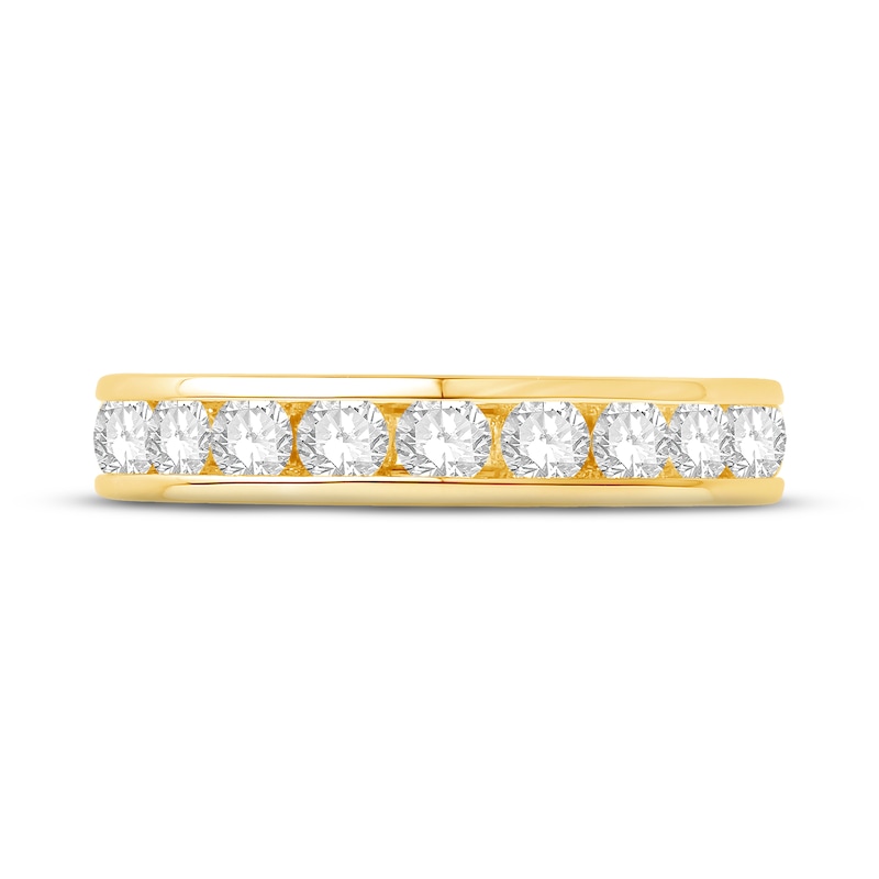 Diamond Eternity Ring 2 ct tw Round-cut 14K Yellow Gold