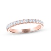 Thumbnail Image 1 of THE LEO Legacy Lab-Grown Diamond Wedding Band 1/2 ct tw 14K Rose Gold