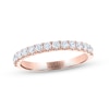 Thumbnail Image 0 of THE LEO Legacy Lab-Created Diamond Wedding Band 1/2 ct tw 14K Rose Gold