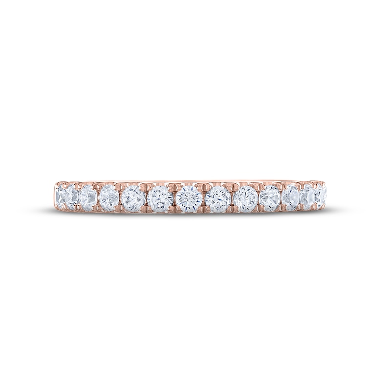 THE LEO Legacy Lab-Created Diamond Wedding Band 1/2 ct tw 14K Rose Gold