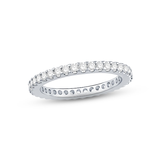 Now + Forever Diamond Eternity Ring 1/2 ct tw Round-cut 14K White Gold