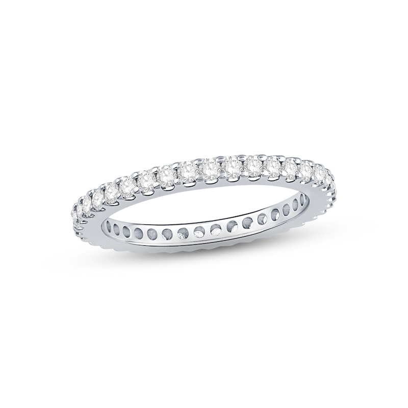 Main Image 1 of Now + Forever Diamond Eternity Ring 1/2 ct tw Round-cut 14K White Gold