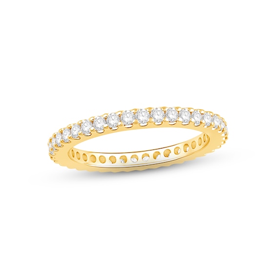 Now + Forever Diamond Eternity Ring 1/2 ct tw Round-cut 14K Yellow Gold
