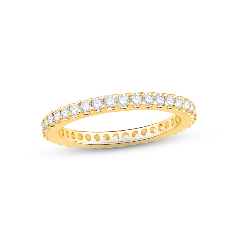 Main Image 1 of Now + Forever Diamond Eternity Ring 1/2 ct tw Round-cut 14K Yellow Gold