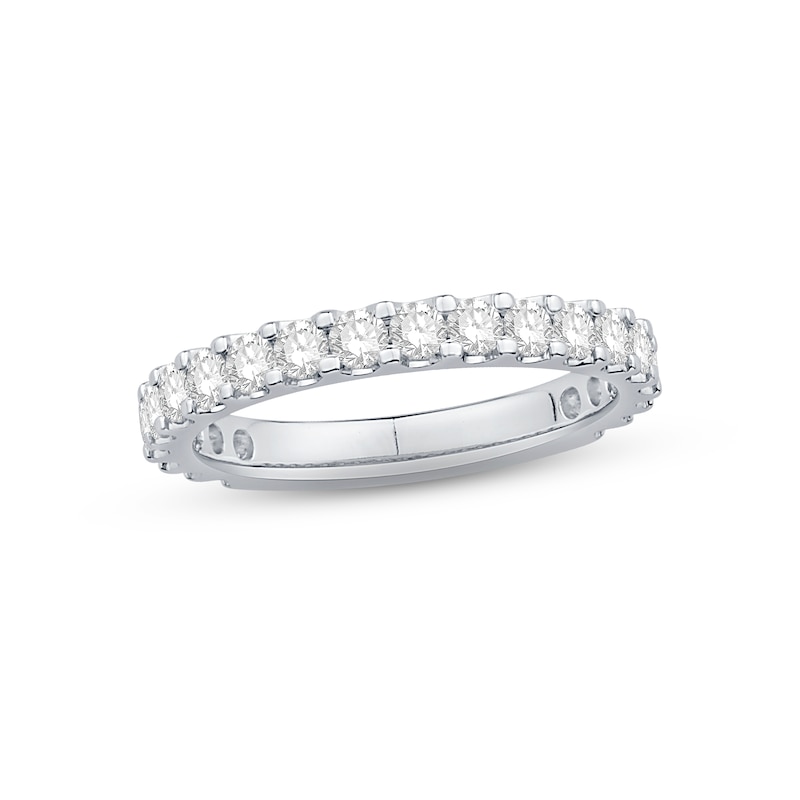 Main Image 1 of Now + Forever Diamond Eternity Ring 1 ct tw Round-cut 14K White Gold