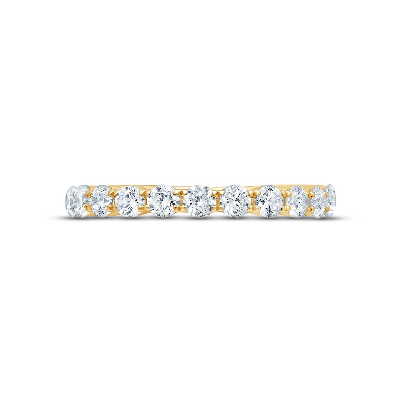 Monique Lhuillier Bliss Diamond Anniversary Band 1 ct tw Round-cut 18K Yellow Gold