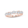 Thumbnail Image 1 of Monique Lhuillier Bliss Diamond Anniversary Band 1 ct tw Marquise & Round-cut 18K Rose Gold