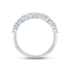 Thumbnail Image 3 of Monique Lhuillier Bliss Diamond Anniversary Band 1 ct tw Marquise & Round-cut 18K White Gold