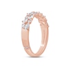 Thumbnail Image 1 of Monique Lhuillier Bliss Diamond Anniversary Band 3/4 ct tw Pear & Round-cut 18K Rose Gold