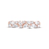 Thumbnail Image 4 of Monique Lhuillier Bliss Diamond Anniversary Band 3/4 ct tw Pear & Round-cut 18K Rose Gold