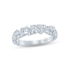 Thumbnail Image 0 of Monique Lhuillier Bliss Diamond Anniversary Band 3/4 ct tw Pear & Round-cut 18K White Gold