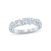 Thumbnail Image 1 of Monique Lhuillier Bliss Diamond Anniversary Band 3/4 ct tw Pear & Round-cut 18K White Gold