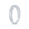 Thumbnail Image 2 of Monique Lhuillier Bliss Diamond Anniversary Band 3/4 ct tw Pear & Round-cut 18K White Gold