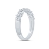 Thumbnail Image 1 of Monique Lhuillier Bliss Diamond Anniversary Band 3/4 ct tw Pear & Round-cut 18K White Gold