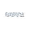 Thumbnail Image 3 of Monique Lhuillier Bliss Diamond Anniversary Band 3/4 ct tw Pear & Round-cut 18K White Gold