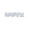 Thumbnail Image 4 of Monique Lhuillier Bliss Diamond Anniversary Band 3/4 ct tw Pear & Round-cut 18K White Gold
