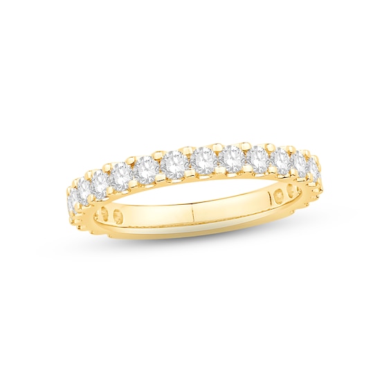 Now + Forever Diamond Eternity Ring ct tw Round-cut 14K Yellow Gold