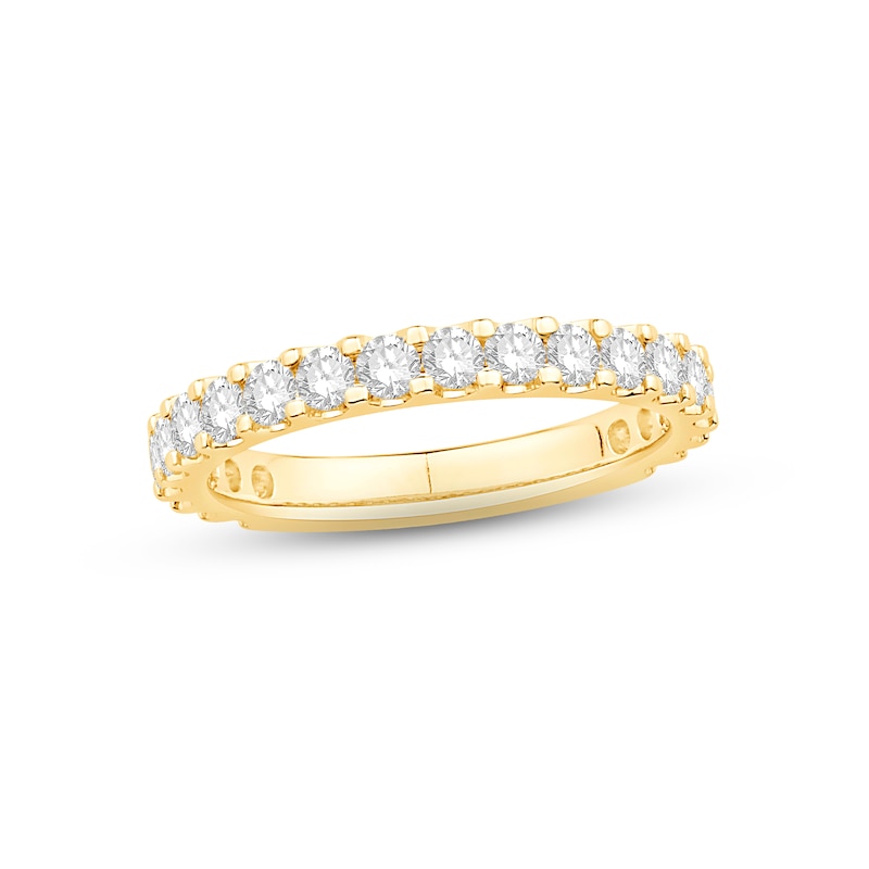 Main Image 1 of Now + Forever Diamond Eternity Ring 1 ct tw Round-cut 14K Yellow Gold