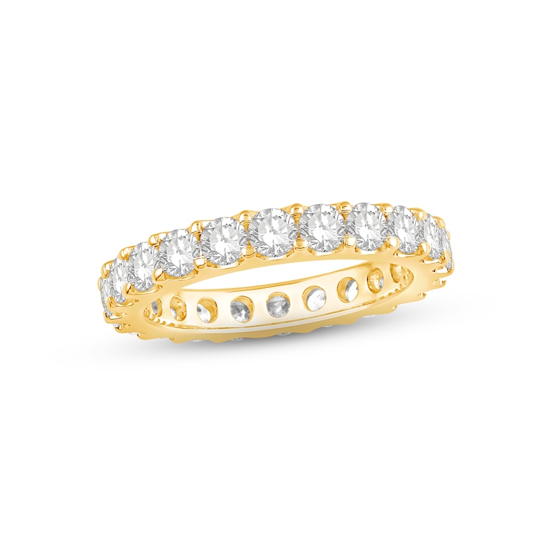 Diamond Eternity Ring 2 ct tw Round-cut 14K Yellow Gold