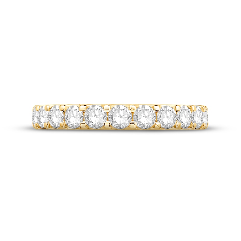 Diamond Eternity Ring 2 ct tw Round-cut 14K Yellow Gold