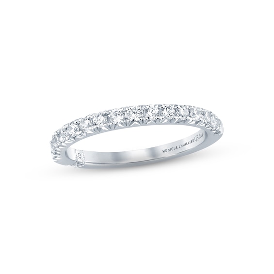 Monique Lhuillier Bliss Diamond Anniversary Band 1/2 ct tw Round-cut 18K White Gold